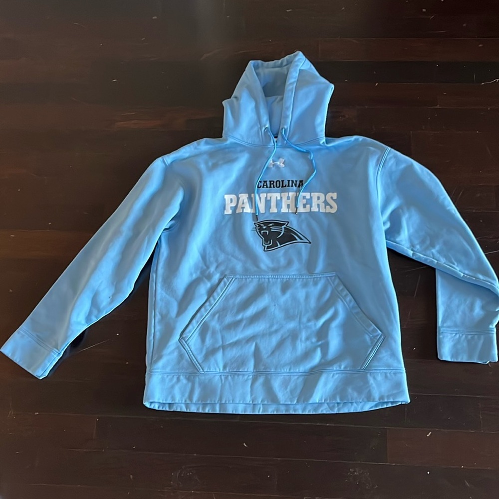 Football season is here! Under Armour Blue Hooded Sweatshirt Carolina Panthers